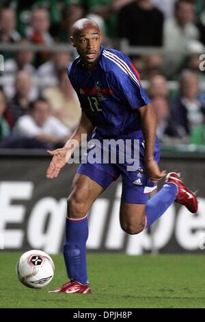 THIERRY HENRY. FRANKREICH & ARSENAL FC. REPUBLIK VON IRLAND V FRANKREICH LANSDOWNE ROAD,DUBLIN.07/09/2005.DIJ36939. K47872. VORSCHAU WM 2006 Stockfoto