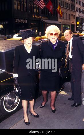 26. Juli 2006 - BROOKE-ASTOR.10-07-1991.A8111. MARIETTA Baum SERVICE-(Kredit-Bild: © Globe Photos/ZUMAPRESS.com) Stockfoto