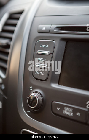 Nahaufnahme der Armaturenbrett Stockfoto
