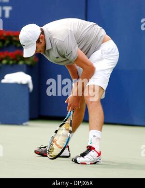 28. August 2006 - New York, New York, USA - K49434AR. US OPEN 2006 in FLUSHING MEADOW PARK QUEENS, NEW YORK NewYork 28.08.2006. ANDREA RENAULT-ANDY RODDICK(Credit Image: © Globe Photos/ZUMAPRESS.com) Stockfoto
