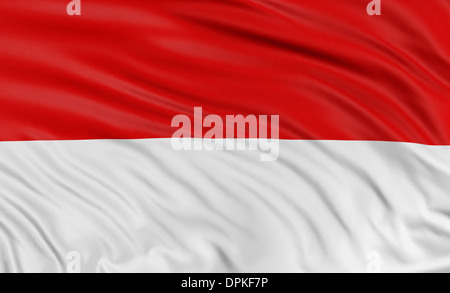 3D Hessen Flagge Stockfoto