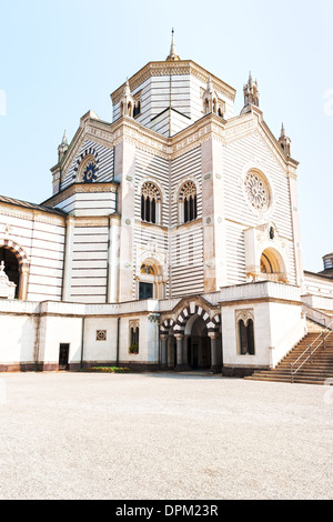 Mailänder Monumentalfriedhof erbaut von Architekt Carlo Maciachini Stockfoto