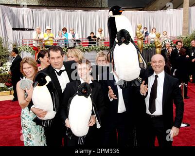 5. März 2006 - K47101FB.78TH ANNUAL ACADEMY - OSCARS ausgezeichnet (Ankünfte) KODAK THEATRE, LOS ANGELES CA.03-05-2006. FITZROY BARRETT-2006.MARCH die Reise der Pinguine (Kredit-Bild: © Globe Photos/ZUMAPRESS.com) Stockfoto