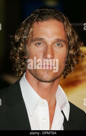 15. Dezember 2006 - Graumans Chinese, Hollywood, LOS ANGELES, USA - MATTHEW MCCONAUGHEY. SCHAUSPIELER. WE ARE MARSHALL - PREMIERE-. GRAUMANS CHINESE, HOLLYWOOD, Kalifornien.12-14-2006.K51115(Credit Image: © Globe Photos/ZUMAPRESS.com) Stockfoto