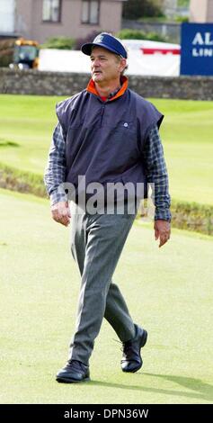 6. Oktober 2006 - Schottland 06.10.2006, Großbritannien - A19689.063107. Bill Murray.The Dunhill pro-am am Golfplatz St. Andrews, Schottland 06.10.2006... KIRSTY MACGREGOR - PHOTOS(Credit Image: © Globe Photos/ZUMAPRESS.com) Stockfoto