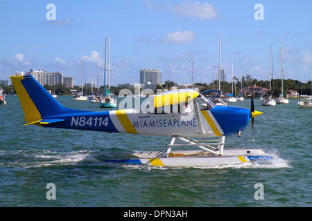 Miami Beach Florida, Biscayne Bay, Miami Seaplane Charters, Verkehrsflugzeug Flugzeug Flugzeug Flugzeug Flugzeug Flugzeug, FL131231161 Stockfoto