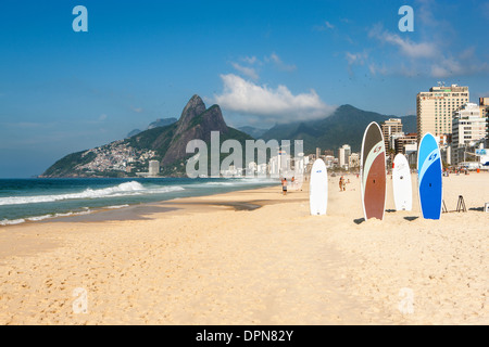 Ipanema Beach, Rio De Janeiro, Brasilien Stockfoto