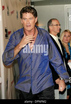 30. Oktober 2006 - Santa Monica, Kalifornien, USA - DAVID HASSELHOFF-. BAYWATCH DVD-RELEASE-PARTY-. CASA DEL MAR, SANTA MONICA, KALIFORNIEN -.10-30-2006-. NINA PROMMER / 2006.K50347NP (Kredit-Bild: © Globe Photos/ZUMAPRESS.com) Stockfoto