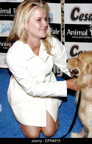 10. April 2006 - Hollywood, Kalifornien, USA - MAEVE QUINLAN und ihr Hund-. PFOTEN FÜR STIL-. AVALON, HOLLYWOOD, KALIFORNIEN -.04-10-2006-. NINA PROMMER / 2006.K47342NP. (Kredit-Bild: © Globe Photos/ZUMAPRESS.com) Stockfoto