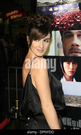 6. November 2006 - Los Angeles, Kalifornien, USA - PAZ VEGA-. BABEL-PREMIERE-. WESTWOOD, KALIFORNIEN -.11-05-2006-. NINA PROMMER / 2006.K50553NP (Kredit-Bild: © Globe Photos/ZUMAPRESS.com) Stockfoto