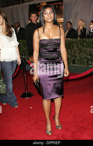 5. Januar 2006 - Hollywood, Kalifornien, USA - TATYANA ALI-. GLORY ROAD - WELTPREMIERE-. PANTAGES THEATER, HOLLYWOOD, KALIFORNIEN -.01-05-2006-. NINA PROMMER / 2006.K46332NP. (Kredit-Bild: © Globe Photos/ZUMAPRESS.com) Stockfoto