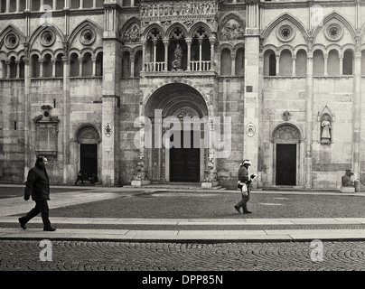 Romanischen Dom in Ferrara, Emilia-Romagna Stockfoto