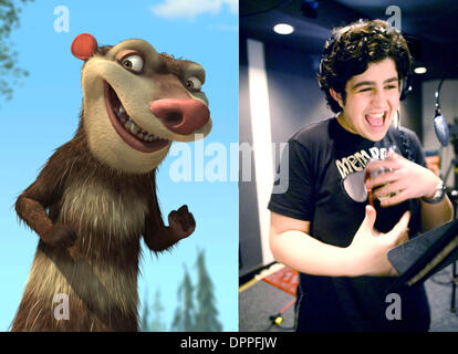 17. April 2006 - IA2-113 / IA2-45 Josh Peck Stimmen Eddie in ICE AGE THE MELTDOWN. . K47526ES. ICE AGE 2 THE MELTDOWN. TV-FILM NOCH. Fotos von Fotos geliefert (Kredit-Bild: © Globe Photos/ZUMAPRESS.com) Stockfoto