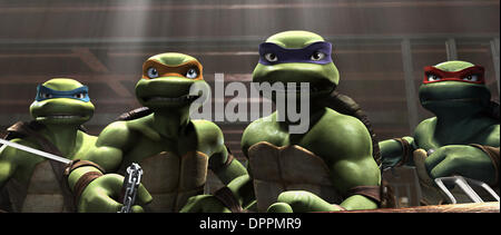 26. Oktober 2006 - Leonardo, Michelangelo, Donatello und Raphael in Warner Bros.-PicturesÃ• und The Weinstein CompanyÃ•s Ã "Teenage Mutant Ninja Turtles, Ã" von Warner Bros Pictures vertrieben...  . TEENAGE MUTANT NINJA TURTLES. K53373ES. TV-FILM NOCH. VON Fotos geliefert (Kredit-Bild: © Globe Photos/ZUMAPRESS.com) Stockfoto