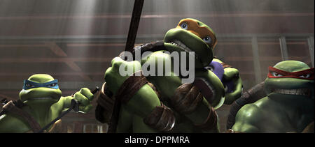 26. Oktober 2006 - Leonardo, Michelangelo, Donatello und Raphael in Warner Bros.-PicturesÃ• und The Weinstein CompanyÃ•s Ã "Teenage Mutant Ninja Turtles, Ã" von Warner Bros Pictures vertrieben...  . TEENAGE MUTANT NINJA TURTLES. K53373ES. TV-FILM NOCH. VON Fotos geliefert (Kredit-Bild: © Globe Photos/ZUMAPRESS.com) Stockfoto