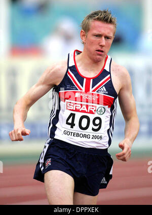 10. August 2006 - Ullevi-Stadion, Göteborg, Schweden - K49273. EUROPEAN ATHLETICS CHAMPIONSHIPS TAG VIER. RICHARD HILL.800 METER. (Kredit-Bild: © Globe Photos/ZUMAPRESS.com) Stockfoto