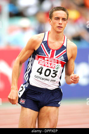 10. August 2006 - Ullevi-Stadion, Göteborg, Schweden - K49273. EUROPEAN ATHLETICS CHAMPIONSHIPS TAG VIER. SAM ELLIS.800 METER. (Kredit-Bild: © Globe Photos/ZUMAPRESS.com) Stockfoto