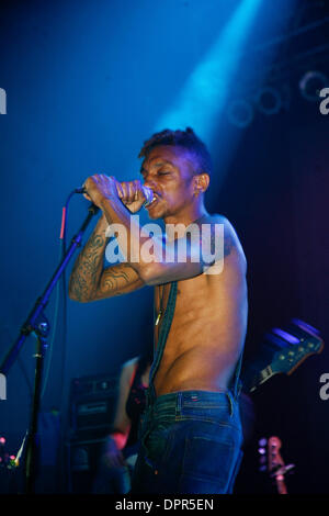 20. März 2009 - Austin, Texas, USA - TRICKY Durchführung in Austin Music Hall während SXSW 2009 - Tag 3 am 20. März 2009. (Kredit-Bild: © Aviv klein/ZUMA Press) Stockfoto