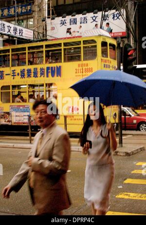 30. Dezember 2008 Reisen in der Stadt von Hong Kong - Hong Kong, China - Fußgänger. (Kredit-Bild: © Rafael Ben-Ari/Chamäleons Auge/ZUMA Press) Einschränkungen: Unbekanntes Datum! Stockfoto