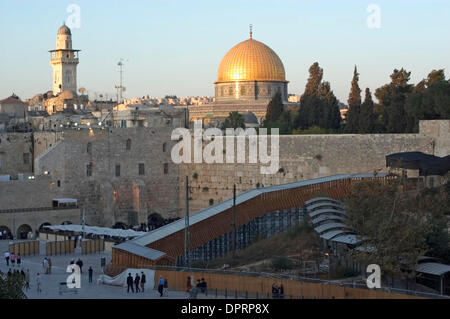 31. Dezember 2008 - Jerusalem, Israel - Bilder von Jerusalem Israel. (Kredit-Bild: © Rafael Ben-Ari/Chamäleons Auge/ZUMA Press) Stockfoto