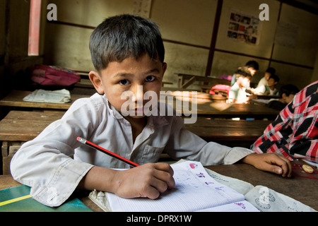 Myanmar, Amarapura, Schule Stockfoto