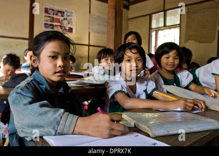 Myanmar, Amarapura, Schule Stockfoto