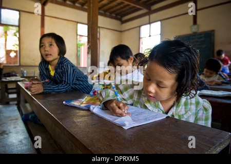 Myanmar, Amarapura, Schule Stockfoto