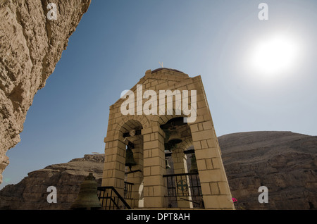 Alte St.-Georgs Kloster in der Judäischen Wüste Stockfoto