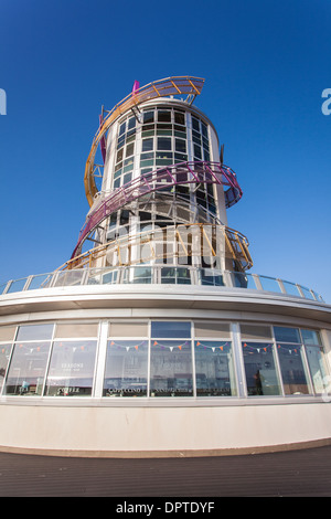 Neue vertikale Pier in Redcar, Cleveland, England Stockfoto