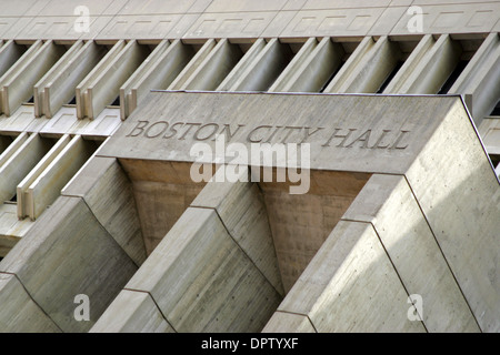 Boston City Hall Stockfoto