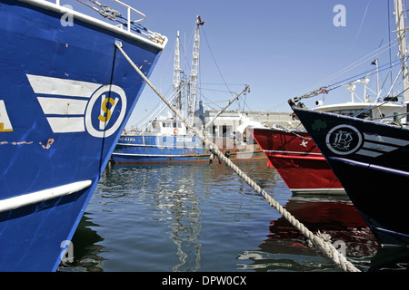 New Bedford Fischereiflotte Stockfoto