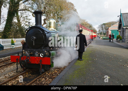 Castletown Bahnhof, Isle Of Man Steam Railway, Isle Of Man Stockfoto