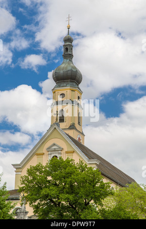 Kirche Mariä Himmelfahrt in Deggendorf im Bayerischen Wald Deutschland Stockfoto