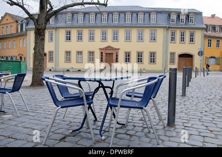 Ehemalige Residenz von Goethe, Goethe-Nationalmuseum, Weimar, Thüringen, Deutschland, Europa Stockfoto