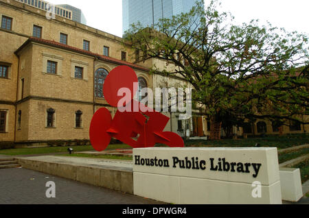 6. Januar 2009 - Houston, Texas, USA - The Houston (Texas) Public Library ist Heimat von über 4 Millionen Titeln. Dieses Gebäude ist die Zentralbibliothek oder die Julia Ideson Gebäude befindet sich am McKinney und Smith Street. (Kredit-Bild: © Timothy L. Hale/ZUMA Press) Stockfoto