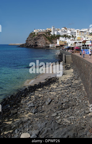 Die Altstadt in Morro Jable am 23. Oktober 2011 auf der Insel Fuerteventura, Kanarische Inseln, Spanien. Stockfoto