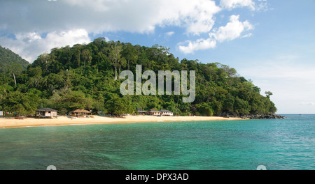 Strand von Paya, Pulau Tioman Island, Malaysia, Asien Stockfoto