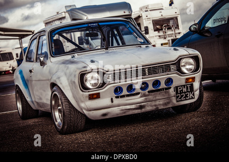 Ford Escort Classic Sport Cars Snetterton Stockfoto