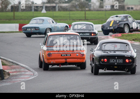 Classic Sport Cars Snetterton Stockfoto