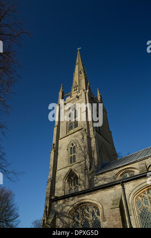 Allerheiligen Kirche, Moulton, Süd-Holland, Lincolnshire, Großbritannien Stockfoto