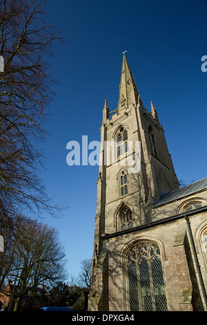 Allerheiligen Kirche, Moulton, Süd-Holland, Lincolnshire, Großbritannien Stockfoto