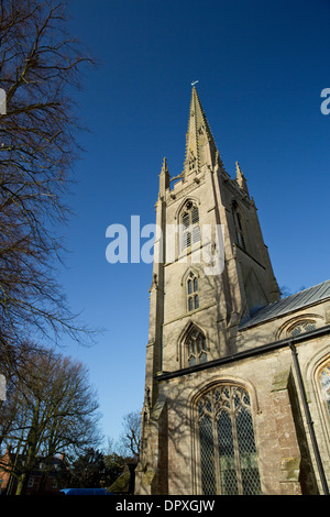 Allerheiligen Kirche, Moulton, Süd-Holland, Lincolnshire, Großbritannien Stockfoto