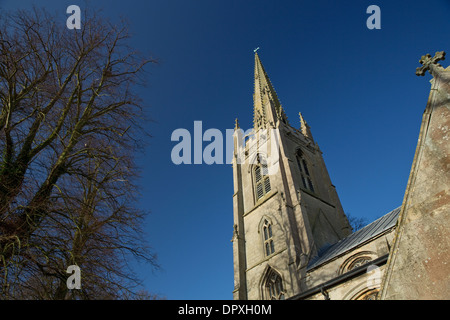 Allerheiligen Kirche, Moulton, Süd-Holland, Lincolnshire, Großbritannien Stockfoto