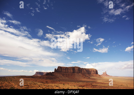 Valley in Arizona Panorama. Denkmäler Tallandschaft. USA. Stockfoto
