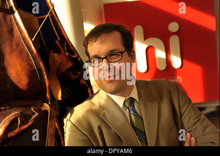 10. Februar 2009 - Atlanta, Georgia, USA - ADAM BROWN Direktor der digitalen Kommunikation für den Coca-Cola-Konzern.  (Kredit-Bild: © Robin Nelson/ZUMA Press) Stockfoto