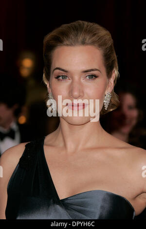 22. Februar 2009 - Los Angeles, Kalifornien, USA - KATE WINSLET bei der 81. Oscar-Verleihung im Kodak Theatre in Hollywood statt. (Kredit-Bild: © Lisa O'Connor/ZUMA Press) Stockfoto