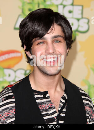 28. März 2009 statt - Westwood, Kalifornien, USA - Schauspieler JOSH PECK, Ankunft in Nickelodeon 22. Annual Kids' Choice Awards an UCLA Pauley Pavilion. (Kredit-Bild: © Lisa O'Connor/ZUMA Press) Stockfoto