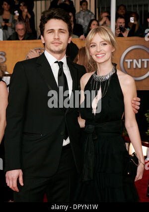 25. Januar 2009 erreicht die 15. Annual Screen Actors Guild Awards im Shrine Auditorium in Los Angeles - Los Angeles, Kalifornien, USA - JAMES FRANCO. (Kredit-Bild: © Lisa O'Connor/ZUMA Press) Stockfoto