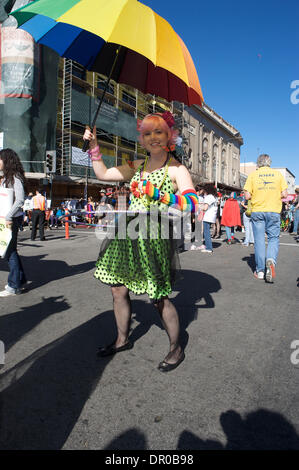 18. Januar 2009 - Pasadena, Kalifornien, USA - Parade Darsteller während der 32. jährlichen Doo Dah Parade, eine beliebte Farce und extravaganten Parade. (Kredit-Bild: © Karl Polverino/ZUMA Press) Stockfoto