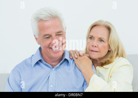 Romantische senior Brautpaar Stockfoto